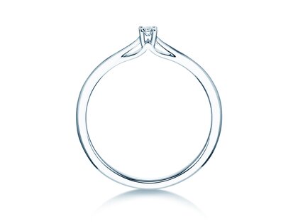 Verlobungsring Heaven 4 in Silber 925/- mit Diamant 0,07ct G/VS