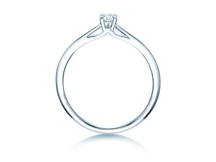 Verlobungsring Heaven 4 in Silber 925/- mit Diamant 0,10ct G/SI