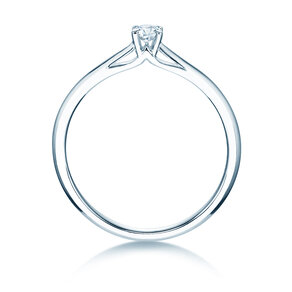 Verlobungsring Heaven 4 in Silber 925/- mit Diamant 0,10ct G/SI