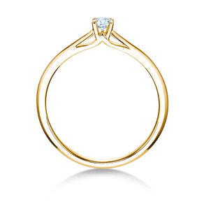 Verlobungsring Heaven 4 in 14K Gelbgold mit Diamant 0,10ct H/SI