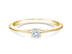 Verlobungsring Heaven 4 in 9K Gelbgold mit Diamant 0,20ct H/SI
