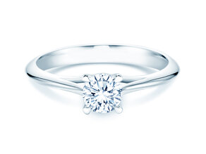 Verlobungsring Heaven 4 in 18K Weißgold mit Diamant 0,30ct G/SI