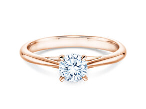 Verlobungsring Heaven 4 in 14K Roségold mit Diamant 0,50ct H/SI