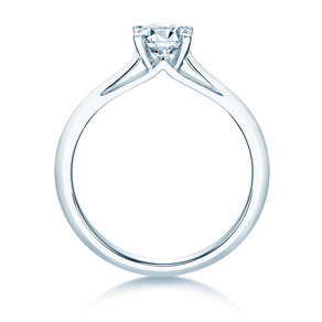 Verlobungsring Heaven 4 in 14K Weißgold mit Diamant 0,75ct G/SI