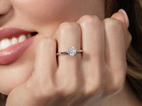 Verlobungsring Heaven 4 in 9K Gelbgold mit Diamant 1,00ct H/SI