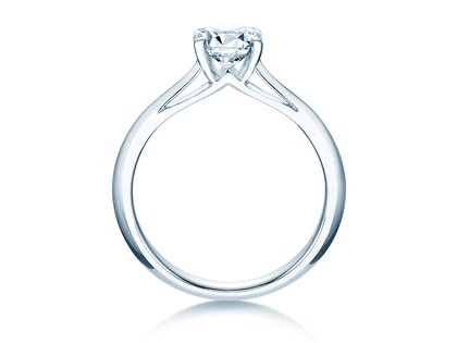 Verlobungsring Heaven 4 in 18K Weißgold mit Diamant 1,25ct H/SI