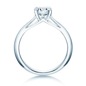 Verlobungsring Heaven 4 in 18K Weißgold mit Diamant 1,25ct H/SI