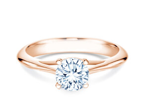 Verlobungsring Heaven 4 in 14K Roségold mit Diamant 1,00ct G/SI