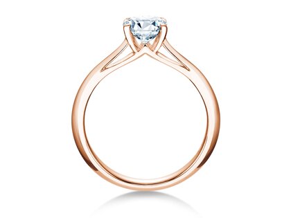 Verlobungsring Heaven 4 in 14K Roségold mit Diamant 1,00ct G/SI