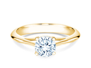 Verlobungsring Heaven 4 in 9K Gelbgold mit Diamant 1,00ct H/SI