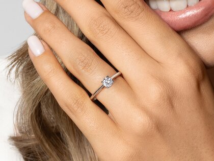 Verlobungsring Heaven 4 in 9K Gelbgold mit Diamant 0,50ct G/SI