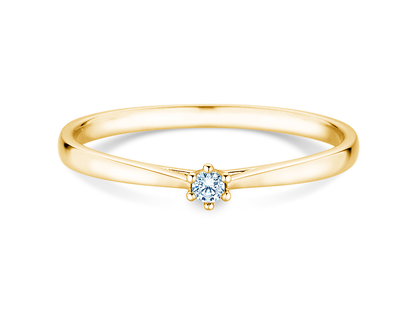 Verlobungsring Heaven 6 Petite in 14K Gelbgold mit Diamant 0,07ct G/SI