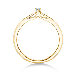 Verlobungsring Heaven 6 in 14K Gelbgold mit Diamant 0,07ct