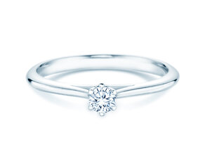 Verlobungsring Heaven 6 in Silber 925/- mit Labordiamant 0,15ct E/VS