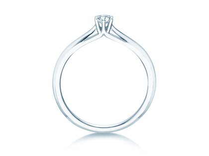 Verlobungsring Heaven 6 in Silber 925/- mit Labordiamant 0,15ct E/VS