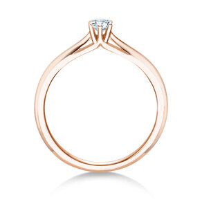 Verlobungsring Heaven 6 in 9K Roségold mit Diamant 0,20ct G/SI