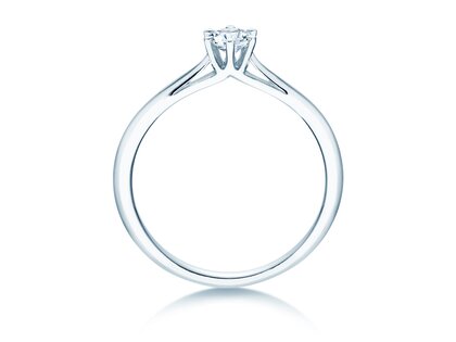 Verlobungsring Heaven 6 in 9K Weißgold mit Diamant 0,25ct H/SI