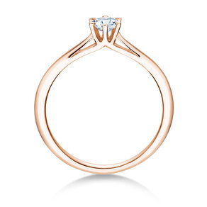 Verlobungsring Heaven 6 in 18K Roségold mit Diamant 0,25ct G/SI