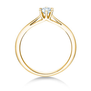 Verlobungsring Heaven 6 in 14K Gelbgold mit Diamant 0,25ct G/SI