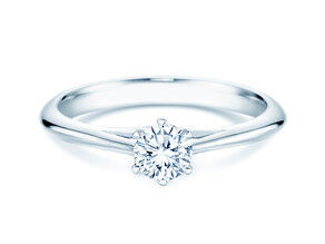 Verlobungsring Heaven 6 in 18K Weißgold mit Diamant 0,30ct G/SI