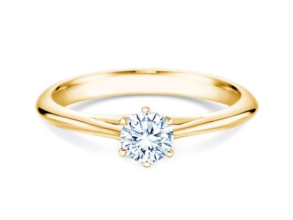 Verlobungsring Heaven 6 in 18K Gelbgold mit Diamant 0,30ct H/SI