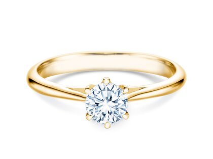 Verlobungsring Heaven 6 in 14K Gelbgold mit Diamant 0,40ct H/SI