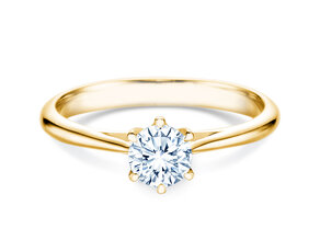 Verlobungsring Heaven 6 in 14K Gelbgold mit Diamant 0,40ct H/SI