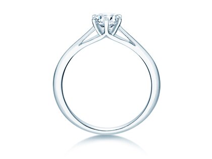Verlobungsring Heaven 6 in 18K Weißgold mit Diamant 0,50ct D/IF