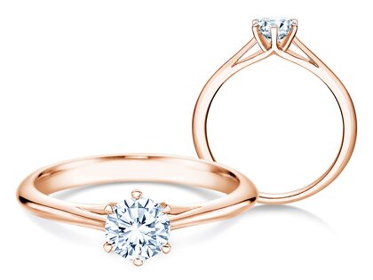 Verlobungsring Heaven 6 in Roségold