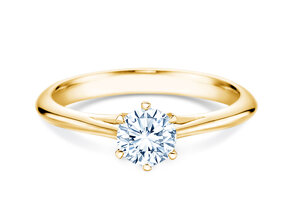 Verlobungsring Heaven 6 in 9K Gelbgold mit Diamant 0,50ct H/SI
