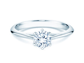 Verlobungsring Heaven 6 in 9K Weißgold mit Diamant 0,60ct H/SI