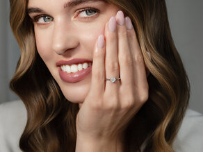 Verlobungsring Heaven 6 in 9K Weißgold mit Diamant 0,75ct G/SI