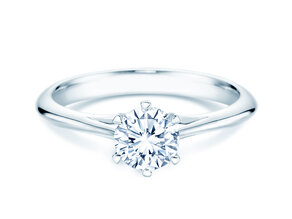 Verlobungsring Heaven 6 in 9K Weißgold mit Diamant 0,75ct G/SI