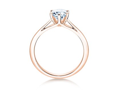 Verlobungsring Heaven 6 in 14K Roségold mit Labordiamant 1,00ct E/VS