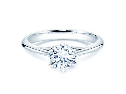 Verlobungsring Heaven 6 in 9K Weißgold mit Labordiamant 1,00ct E/VS