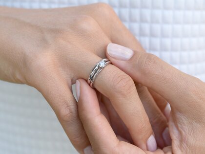 Verlobungsring Heaven 6 in Platin 950/- mit Diamant 0,40ct G/SI