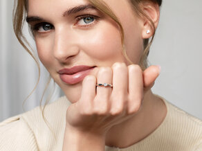 Verlobungsring Joy in 9K Gelbgold mit Diamant 0,25ct G/SI
