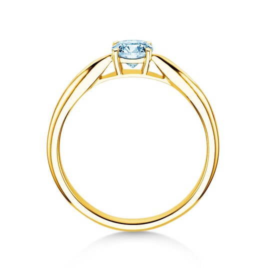 Verlobungsring Joy in 14K Gelbgold mit Labordiamant 0,25ct E/VS