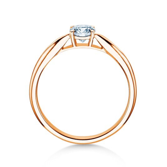 Verlobungsring Joy in 14K Roségold mit Labordiamant 0,50ct D/IF