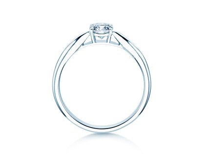 Verlobungsring Joy in 14K Weißgold mit Labordiamant 0,50ct E/VS