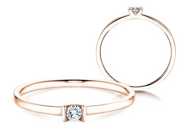 Verlobungsring Love in Roségold