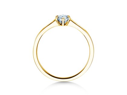 Verlobungsring Madison in 18K Gelbgold mit Diamant 0,25ct G/SI