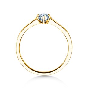 Verlobungsring Madison in 18K Gelbgold mit Diamant 0,25ct G/SI
