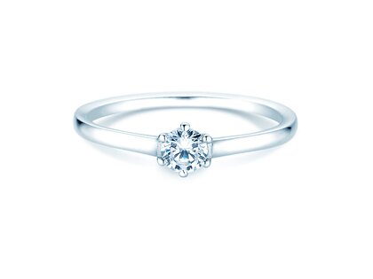 Verlobungsring Madison in Silber 925/- mit Diamant 0,15ct H/SI