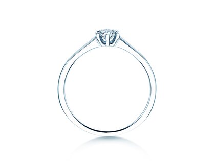 Verlobungsring Madison in Silber 925/- mit Diamant 0,15ct H/SI
