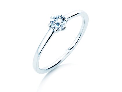 Verlobungsring Madison in Platin 950/- mit Diamant 0,25ct G/SI