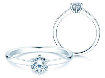 Verlobungsring Madison in Platin 950/- mit Diamant 0,50ct H/SI