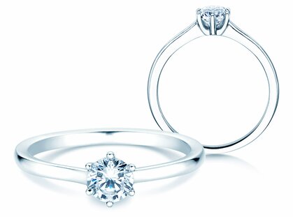 Verlobungsring Madison in Platin 950/- mit Diamant 0,50ct H/SI
