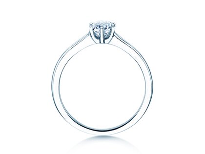 Verlobungsring Madison in 9K Weißgold mit Labordiamant 0,50ct E/VS