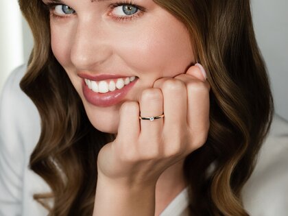 Verlobungsring Modern Petite in Gelbgold